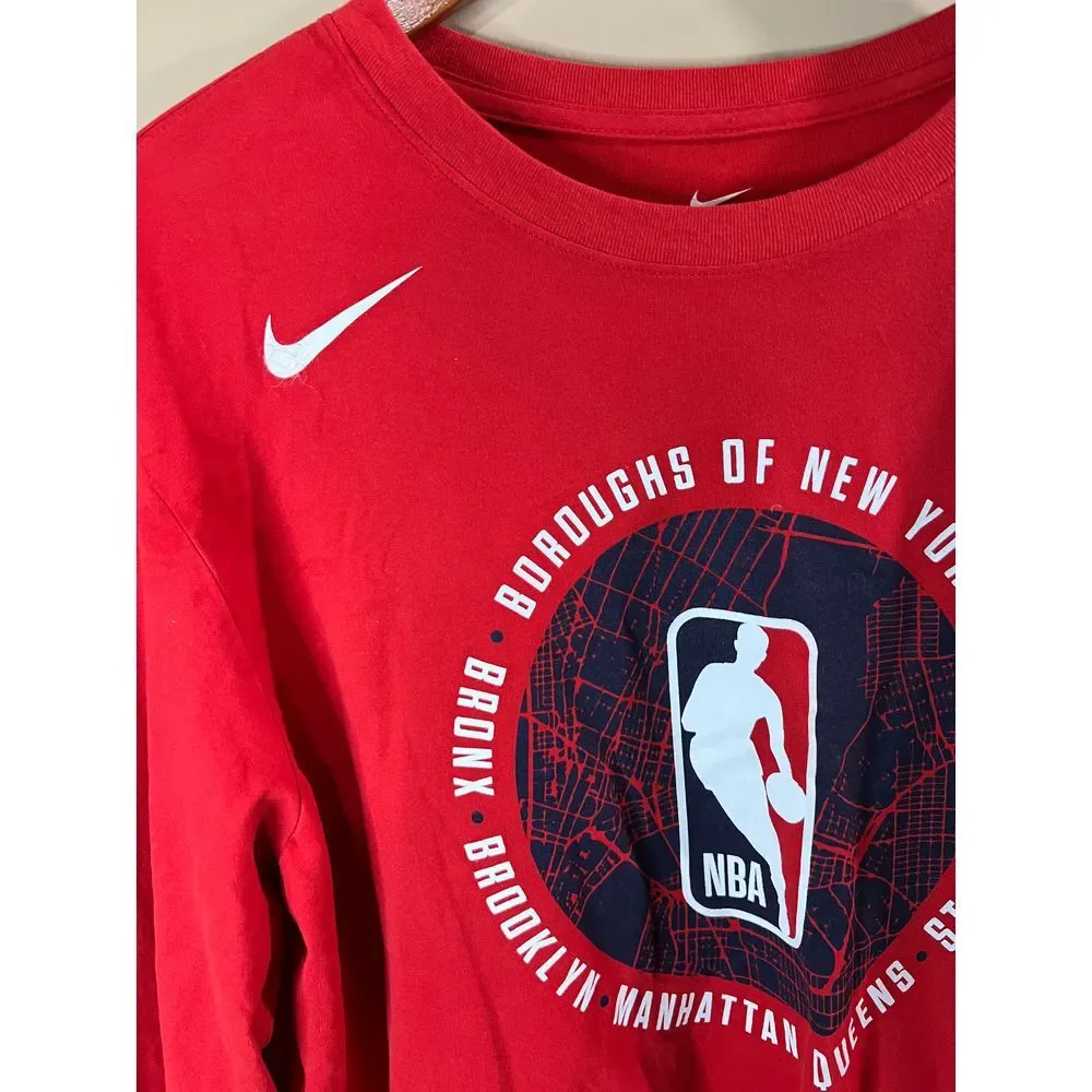 Nike‎ Long Sleeve T-Shirt - New York Five Boroughs - Mens Large